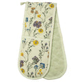 Pressed Flowers Double Oven Gloves