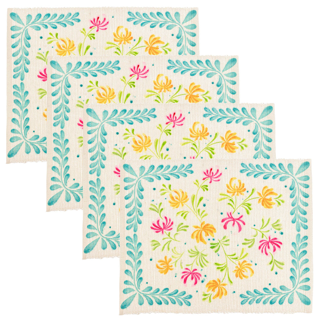 Honeysuckle Set of 4 Indoor/Outdoor Placemats