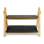 M&W 2 Tier Slate Cake Stand