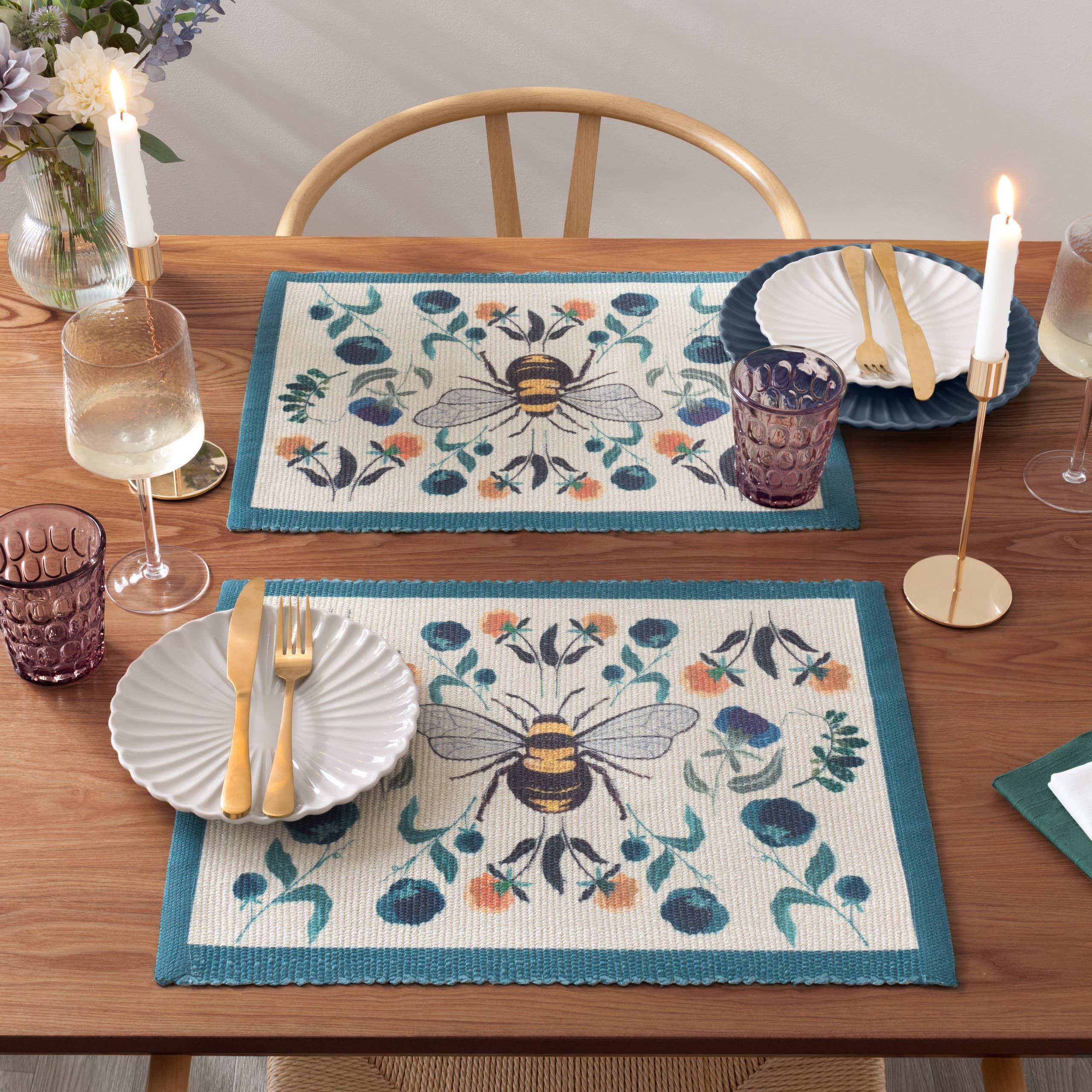 Wild Garden Set of 4 Indoor/Outdoor Placemats