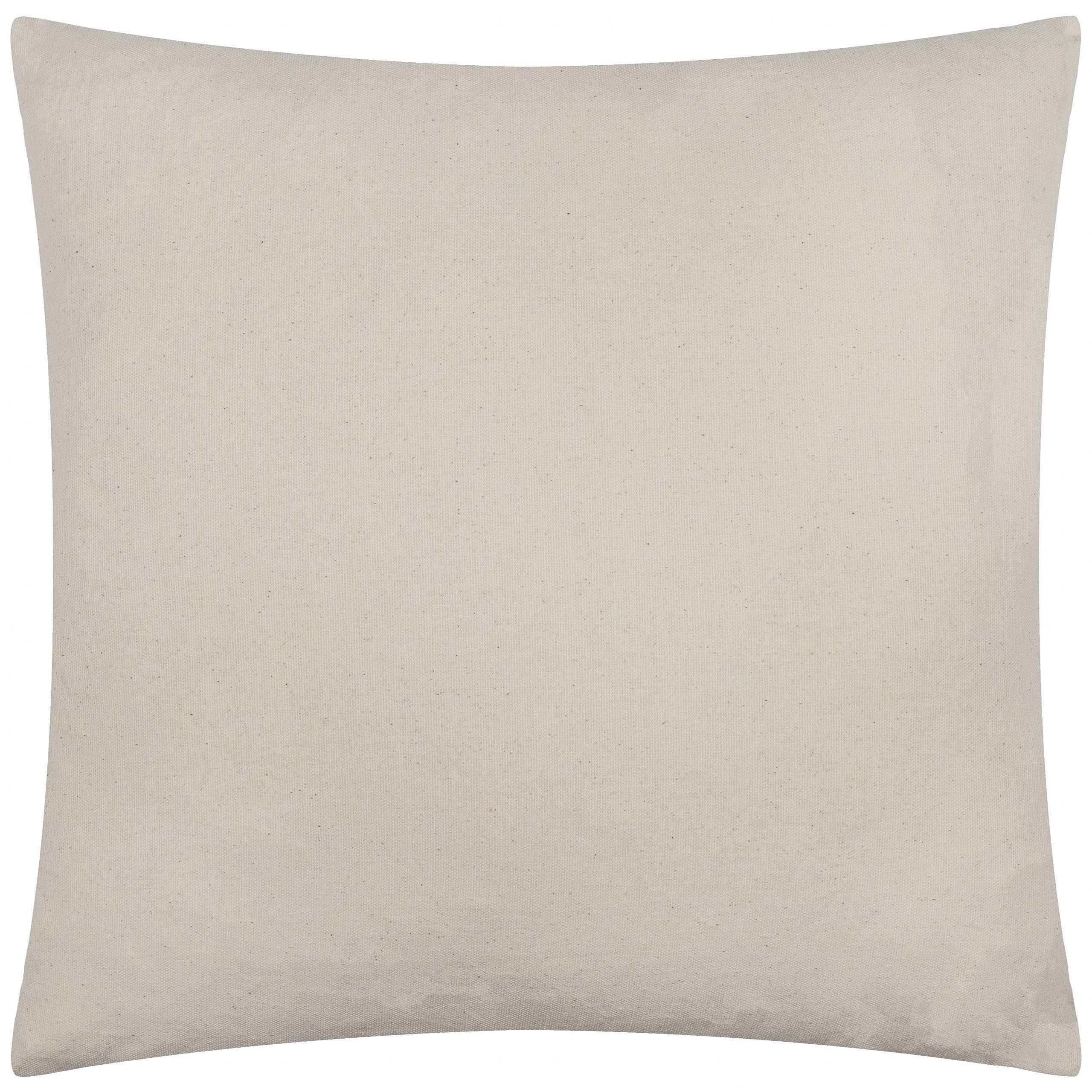 Brooke Embroidered Cotton Cushion Mono (45 x 45 cm)