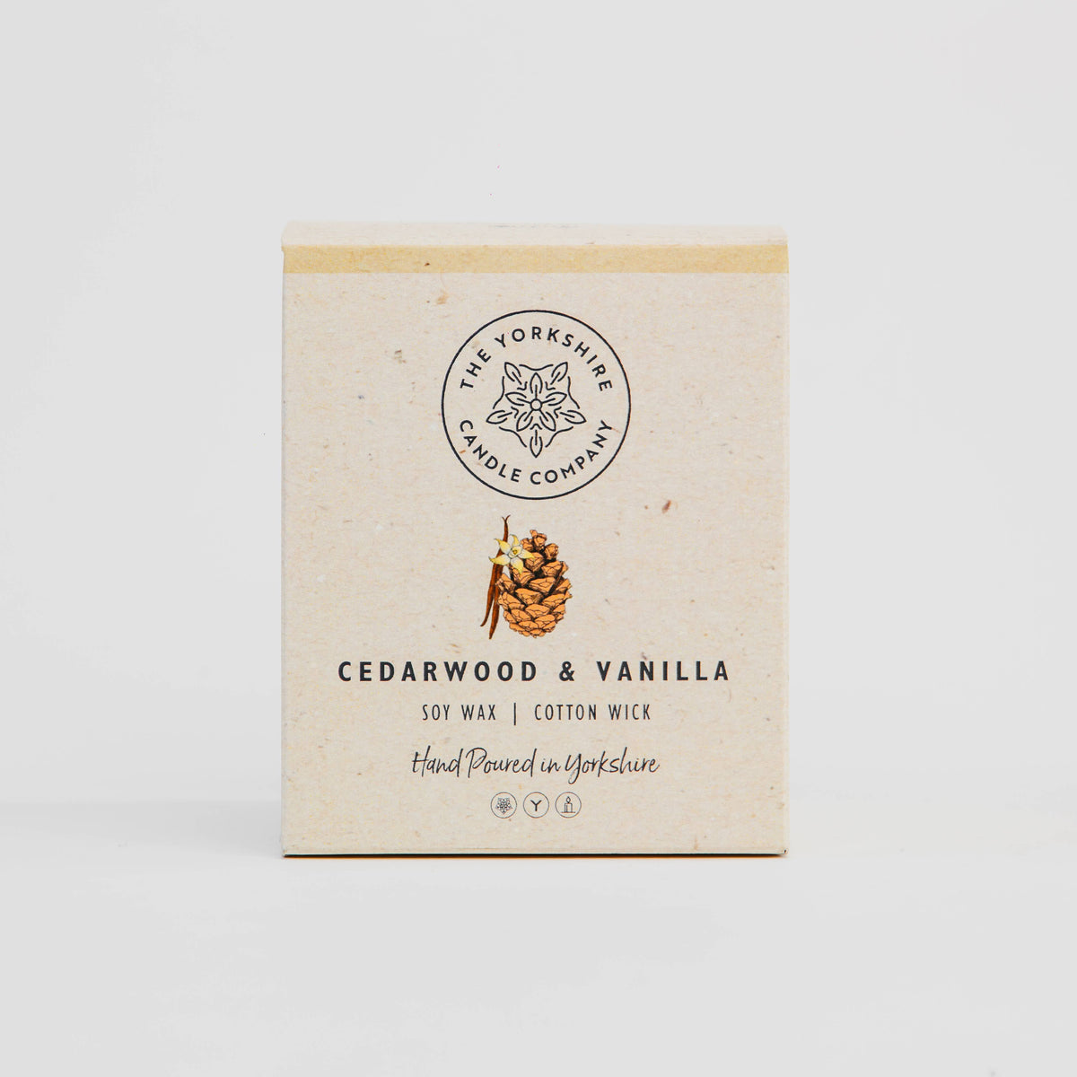 Cedarwood & Vanilla Glass Tumbler  | Scented Candle