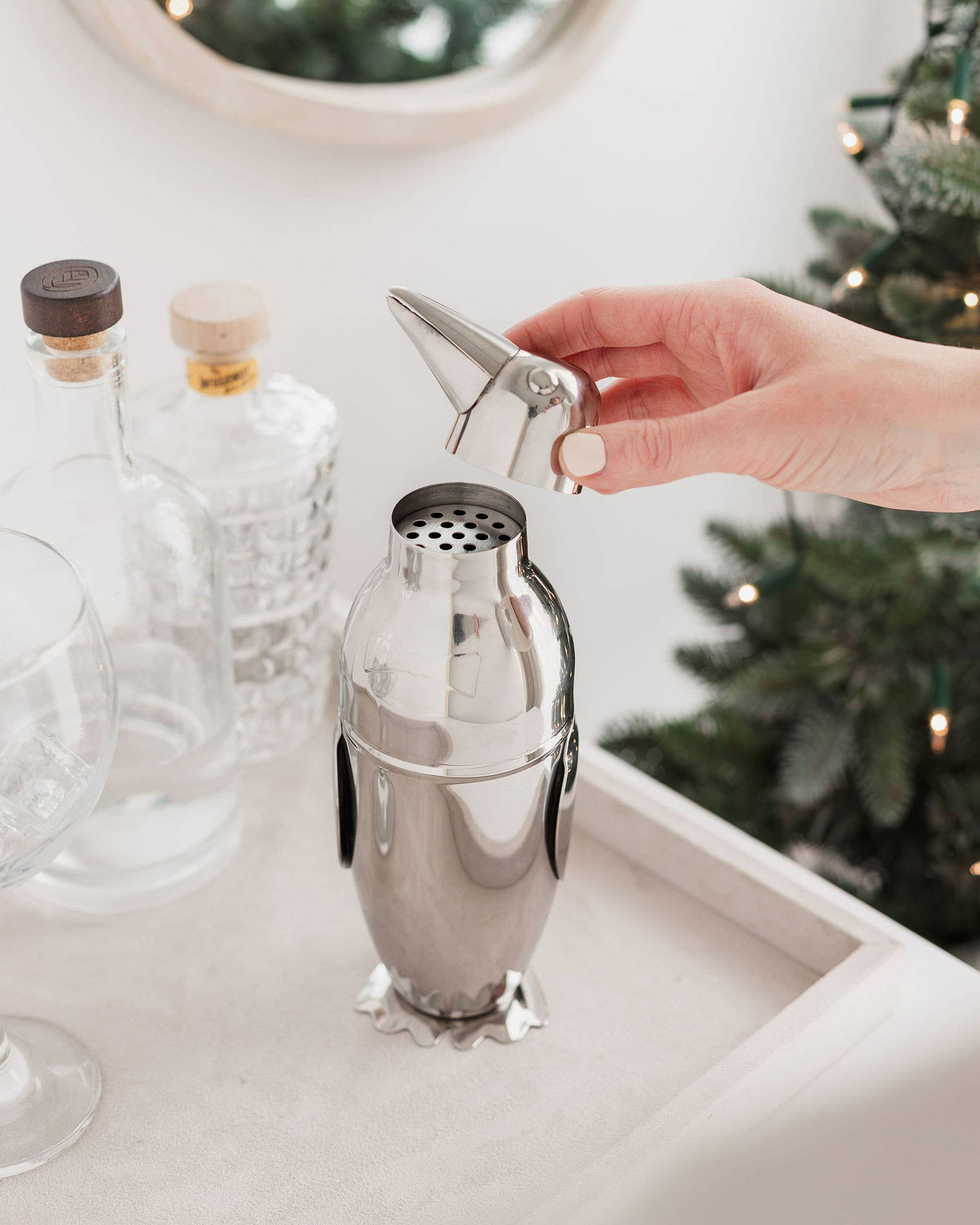 Penguin Cocktail Shaker - Stainless Steel