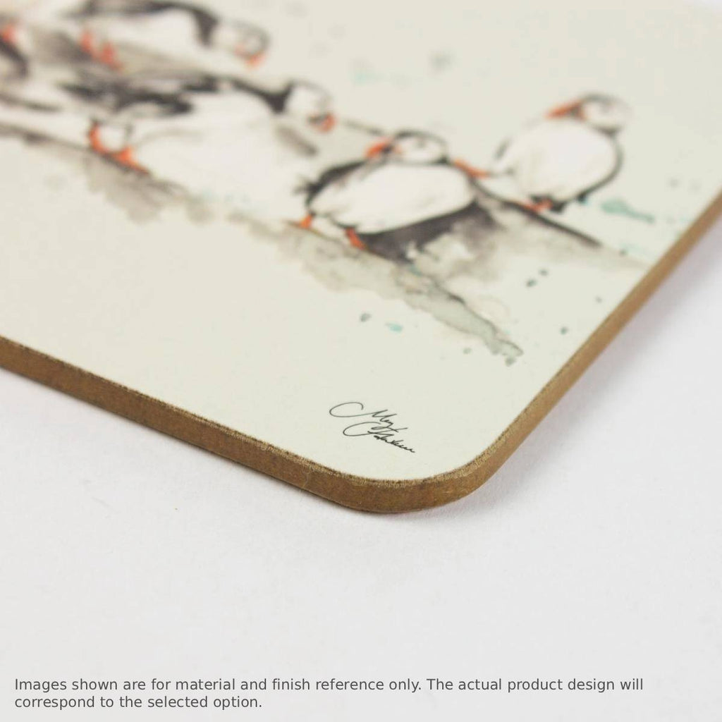 Meg Hawkins Puffin Trio Coasters (set of 4)