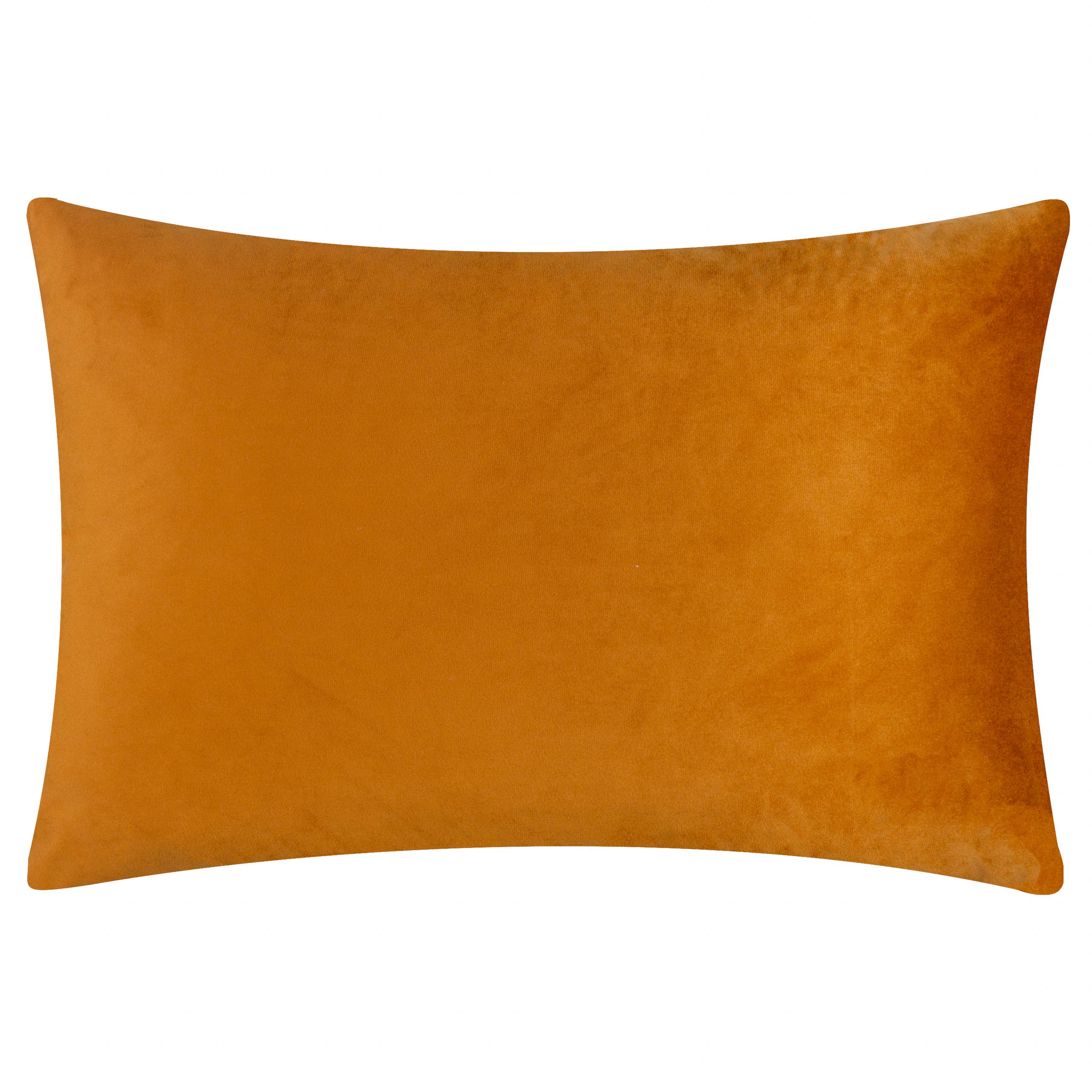 Metro Diamond Velvet Cushion Ginger (40 x 60 cm)