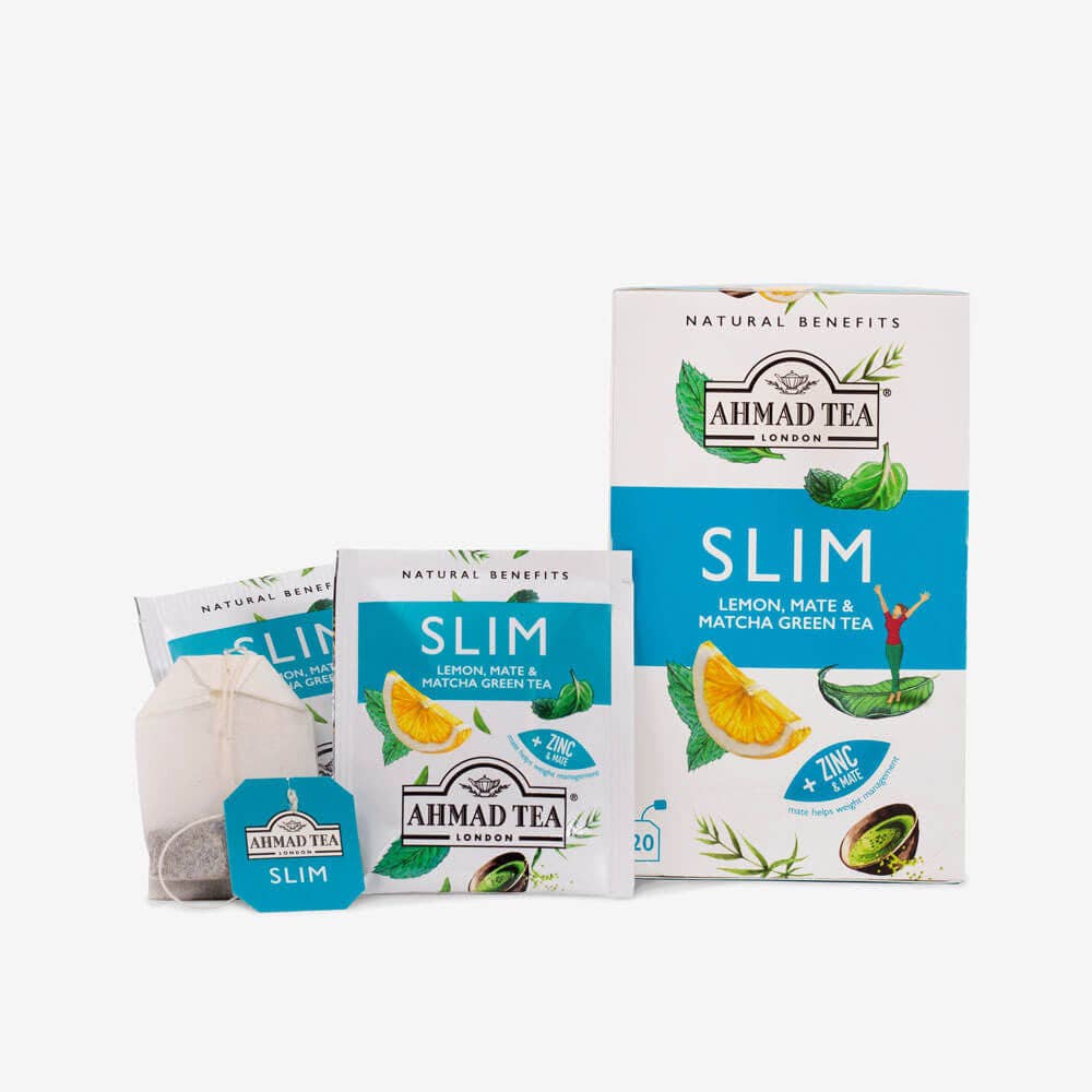 Lemon, Mate & Matcha Green Tea ''Slim'' Infusion - 20 Teabags