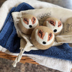&Keep Wool Dryer Balls (Fox - Set of 3 & Bag)