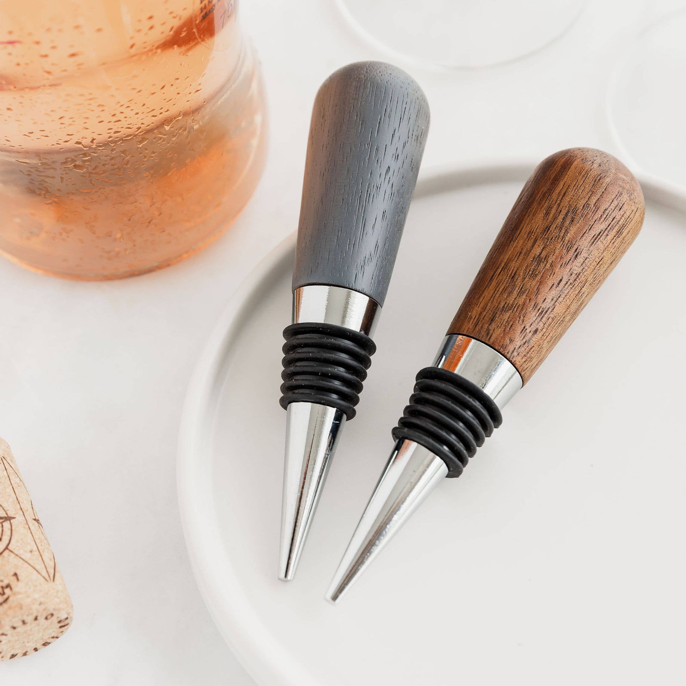 Acacia Wine Bottle Stopper - Natural