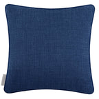 Ives Waters Printed Piped Cushion Cobalt (50 x 50 cm) (Feather Filled)
