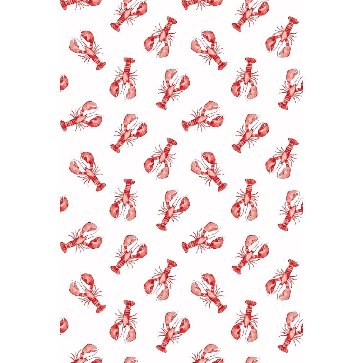 Red Lobsters Tea Towel
