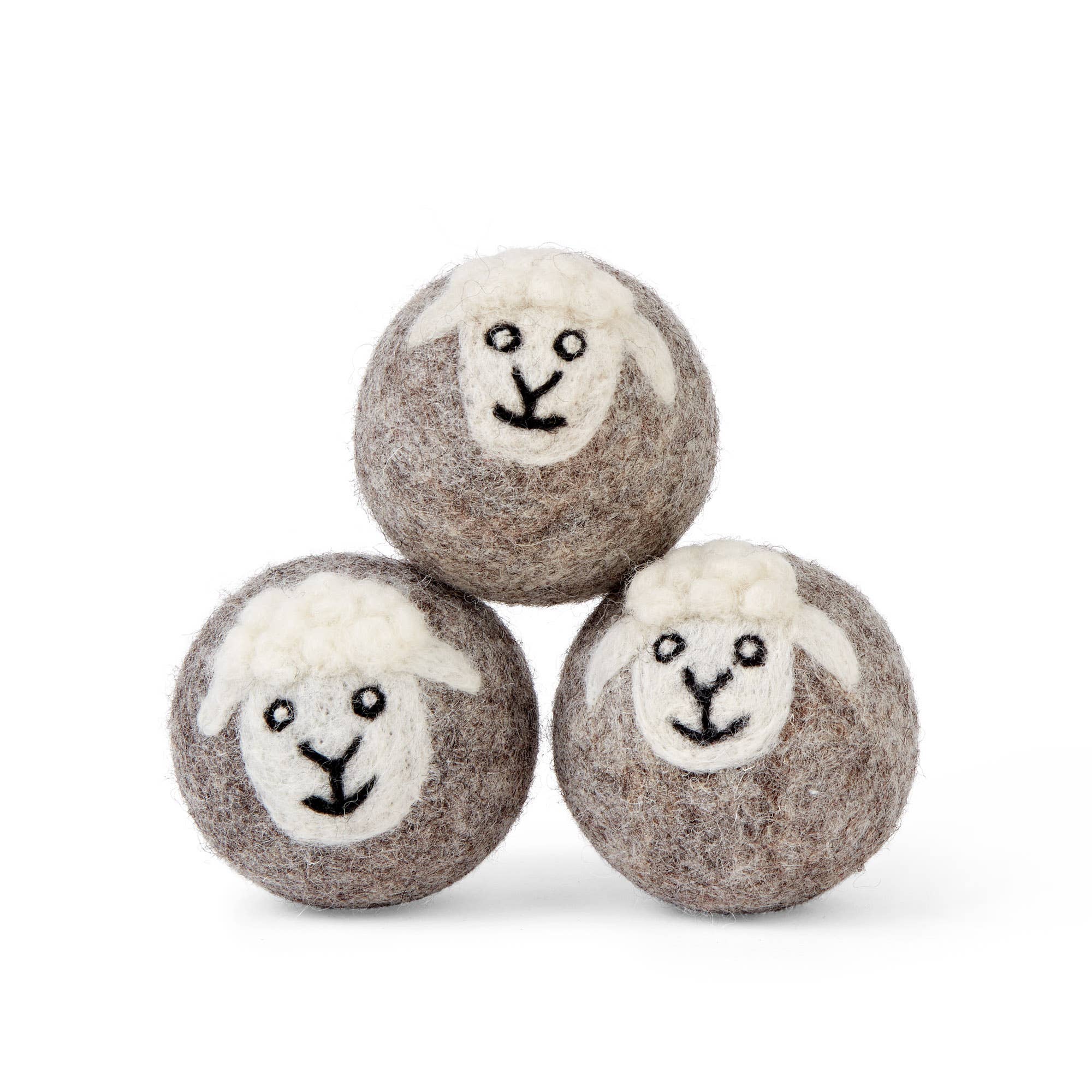 &Keep Wool Dryer Balls (Sheep - Set of 3 & Bag)