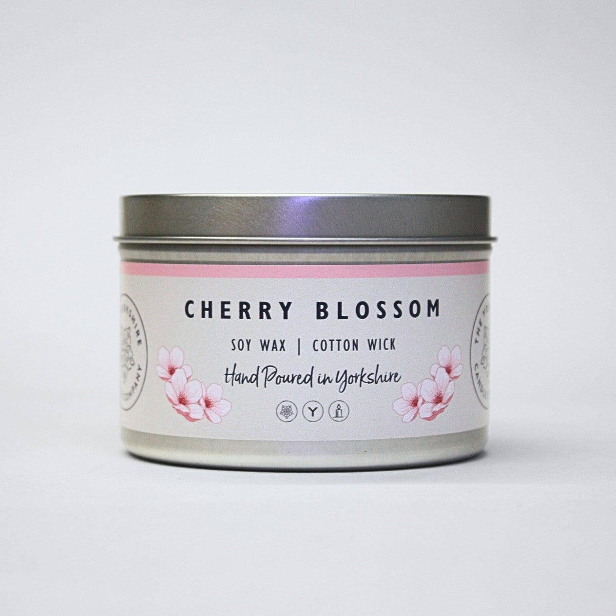 Cherry Blossom Large Tin | Scented Candle | Soy Wax