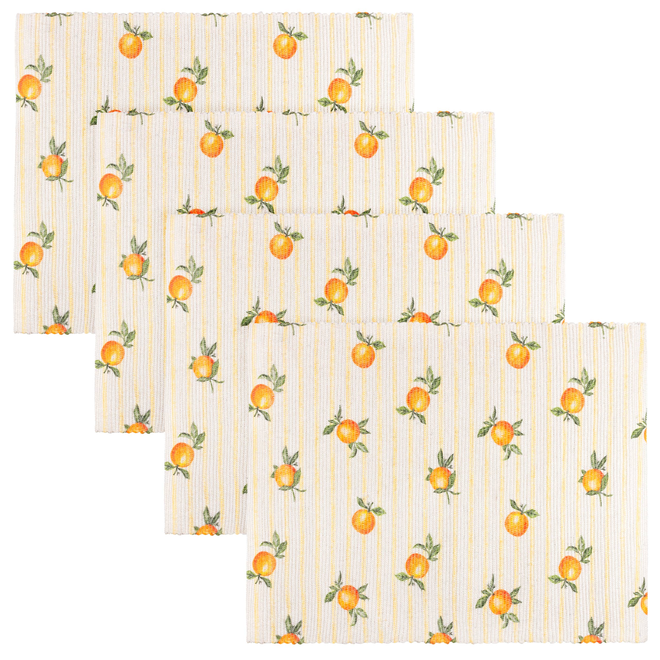 Fruits Oranges Set of 4 Indoor/Outdoor Placemats