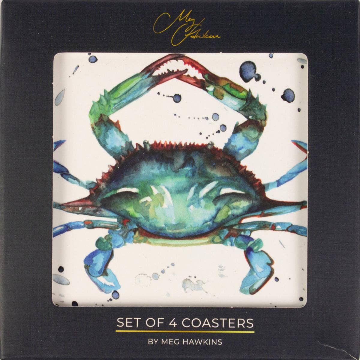 Meg Hawkins Coastal Creatures Coasters (Set of 4)
