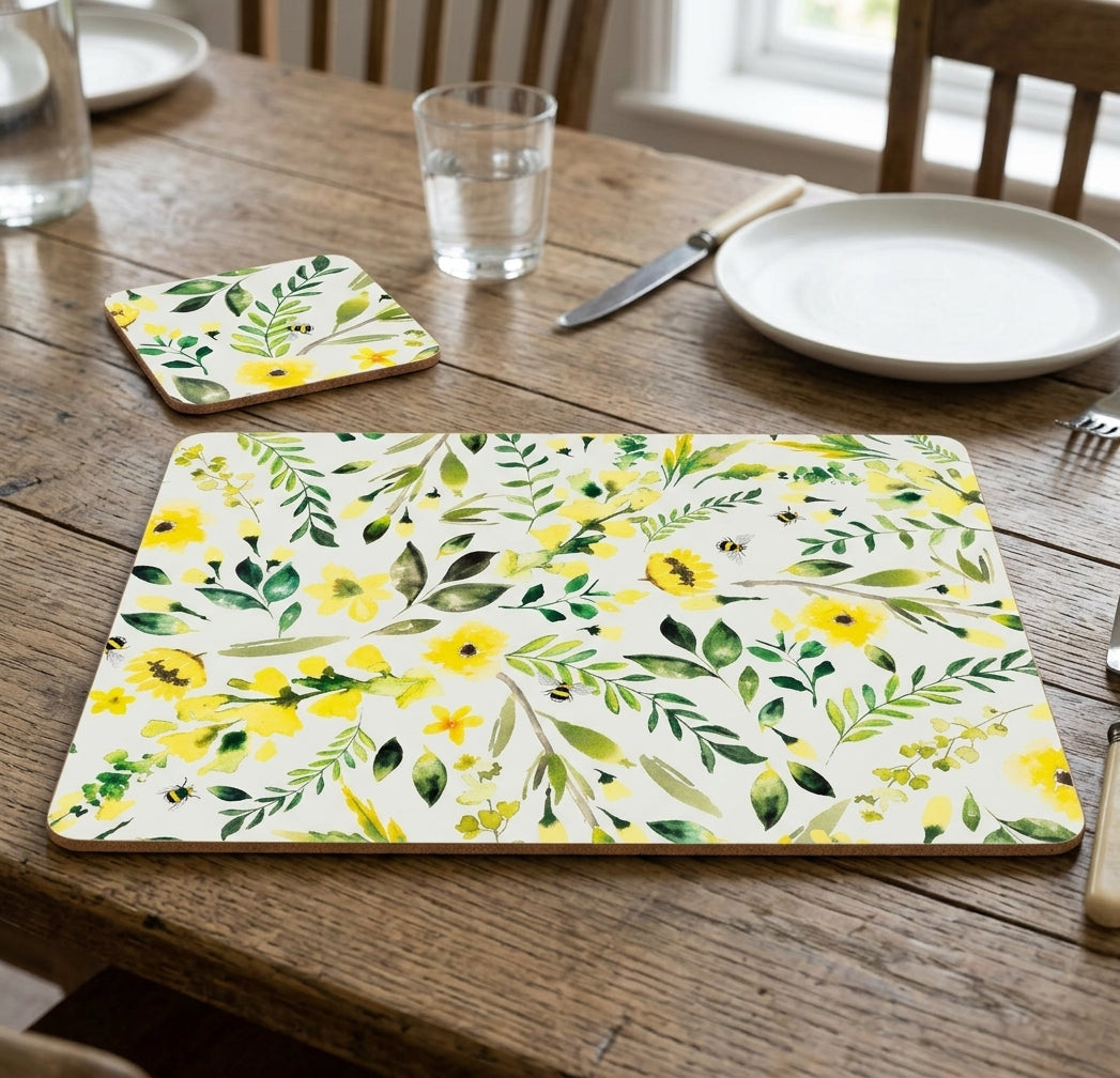 Bee-Beautiful - Set Of 4 Coasters