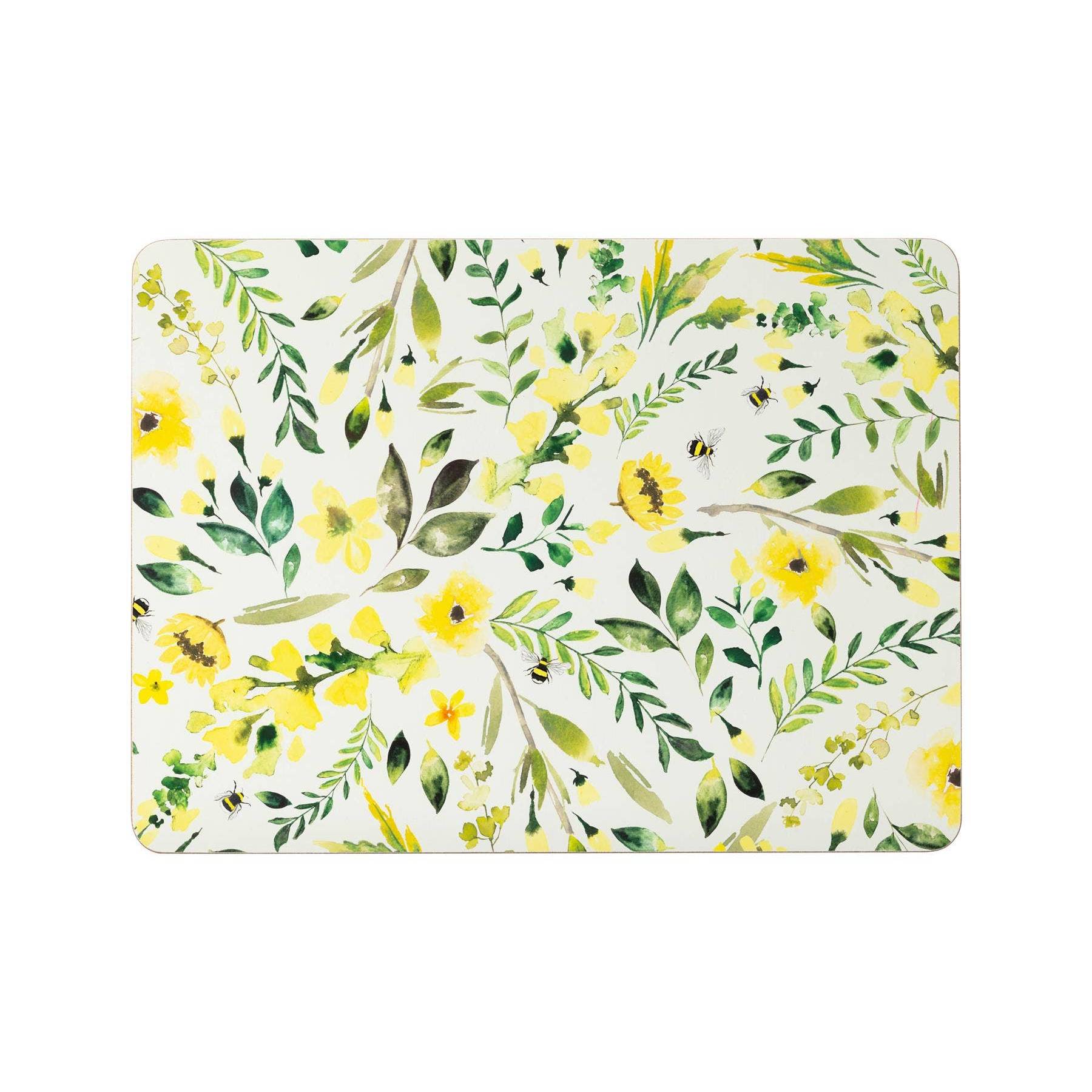 Bee-Beautiful Set of 4 Placemats