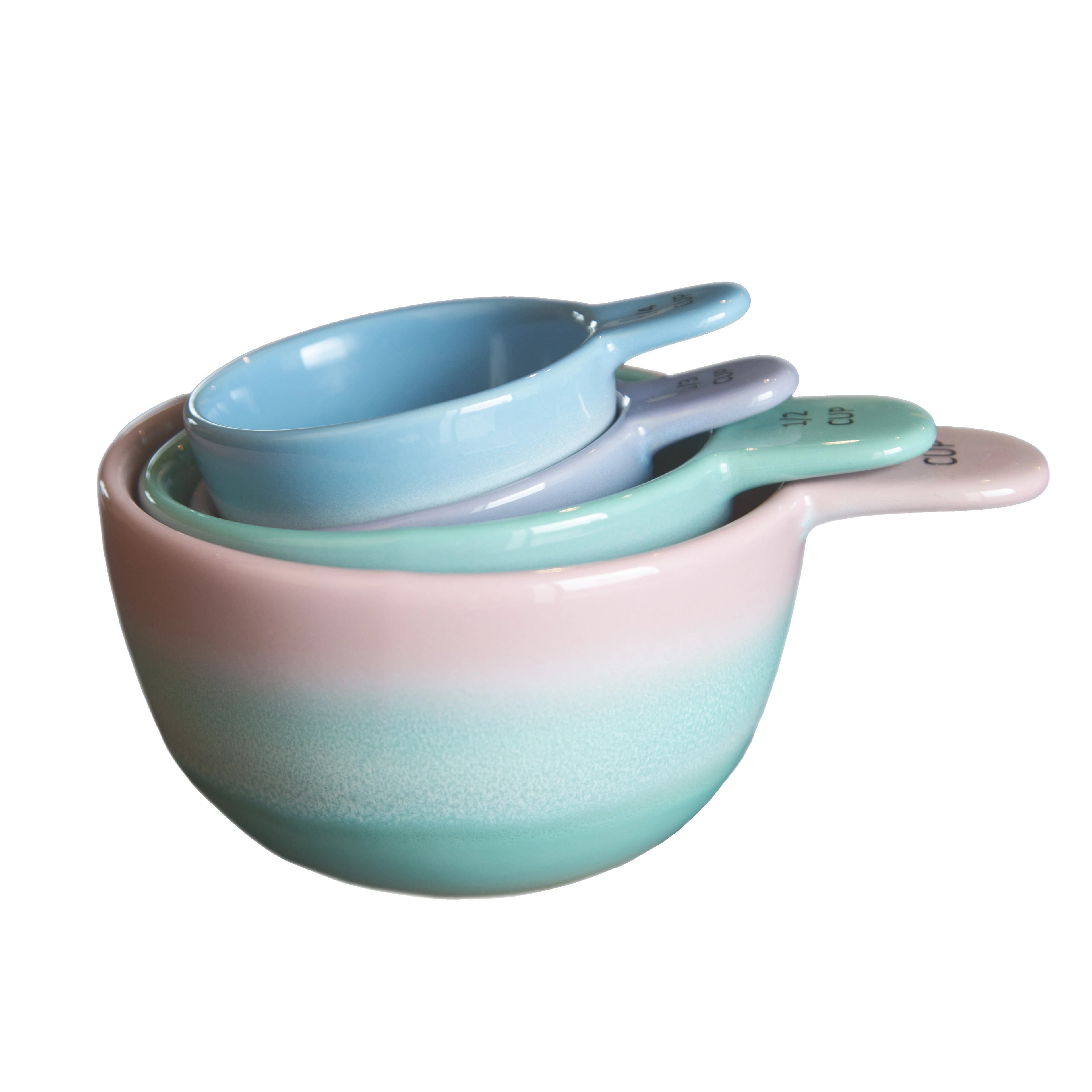Pastel Ombre Measuring Cups