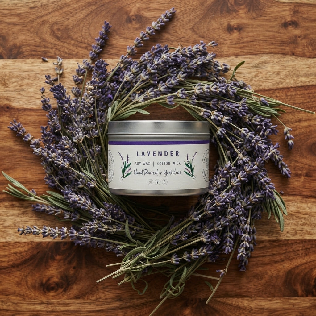 Lavender Large Tin Candle | Scented Candle | Soy Wax