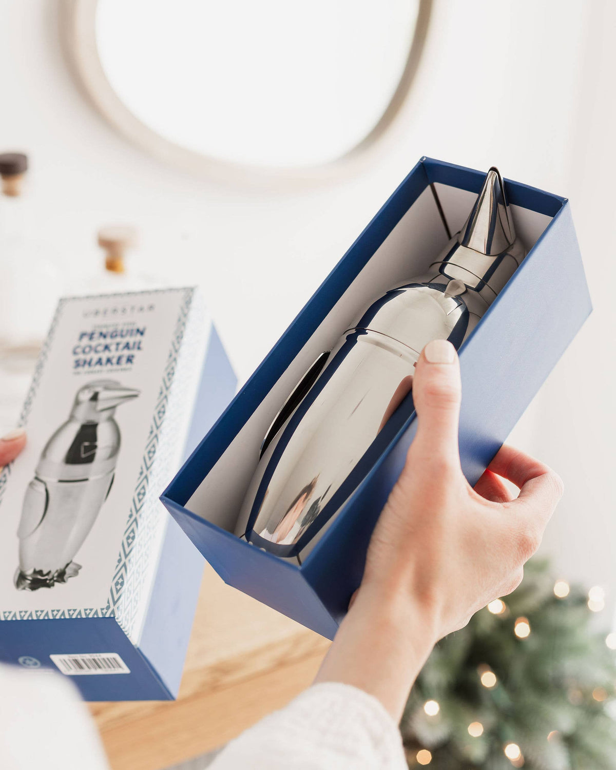 Penguin Cocktail Shaker - Stainless Steel