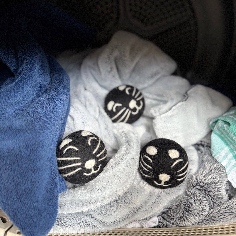 &Keep Wool Dryer Balls (Cat - Set of 3 & Bag)