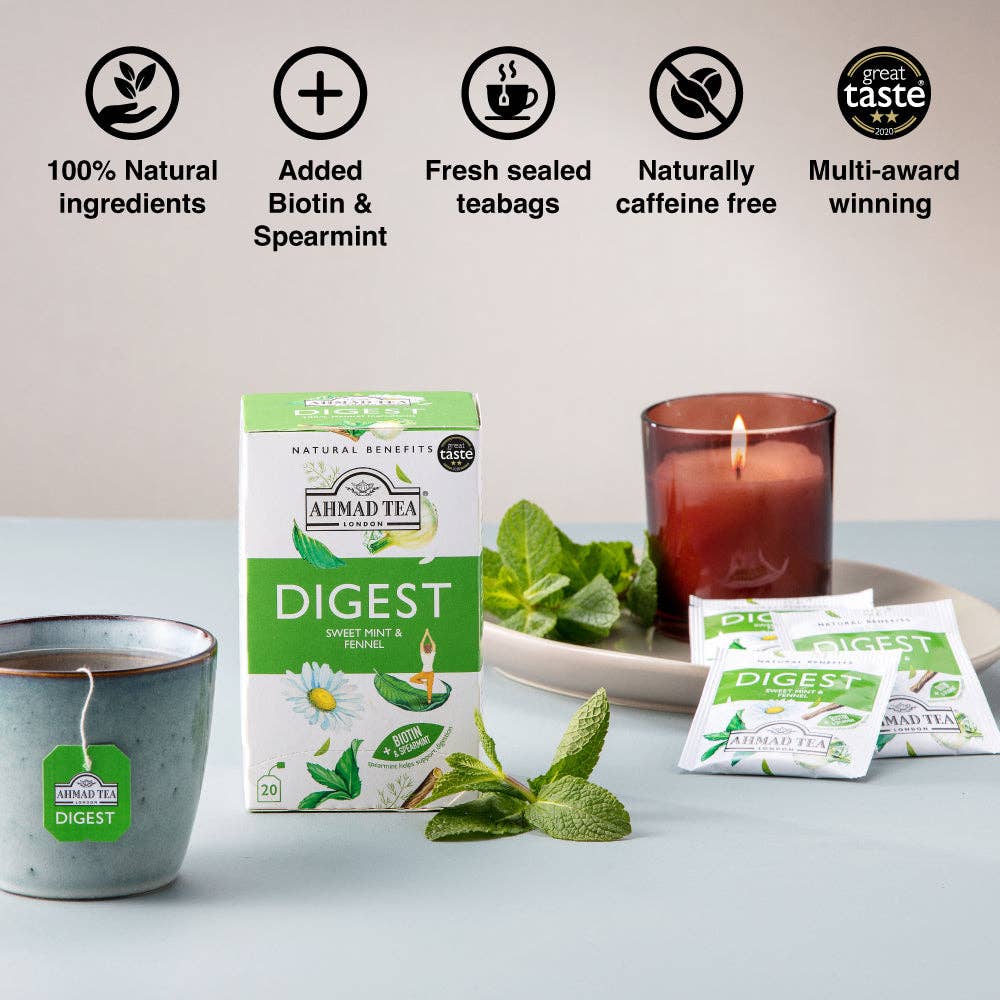 Sweet Mint & Fennel ''Digest'' Infusion - 20 Teabags