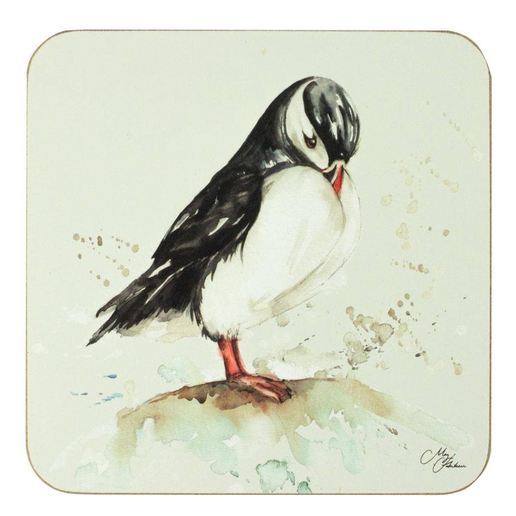 Meg Hawkins Puffin Coasters (set of 4)