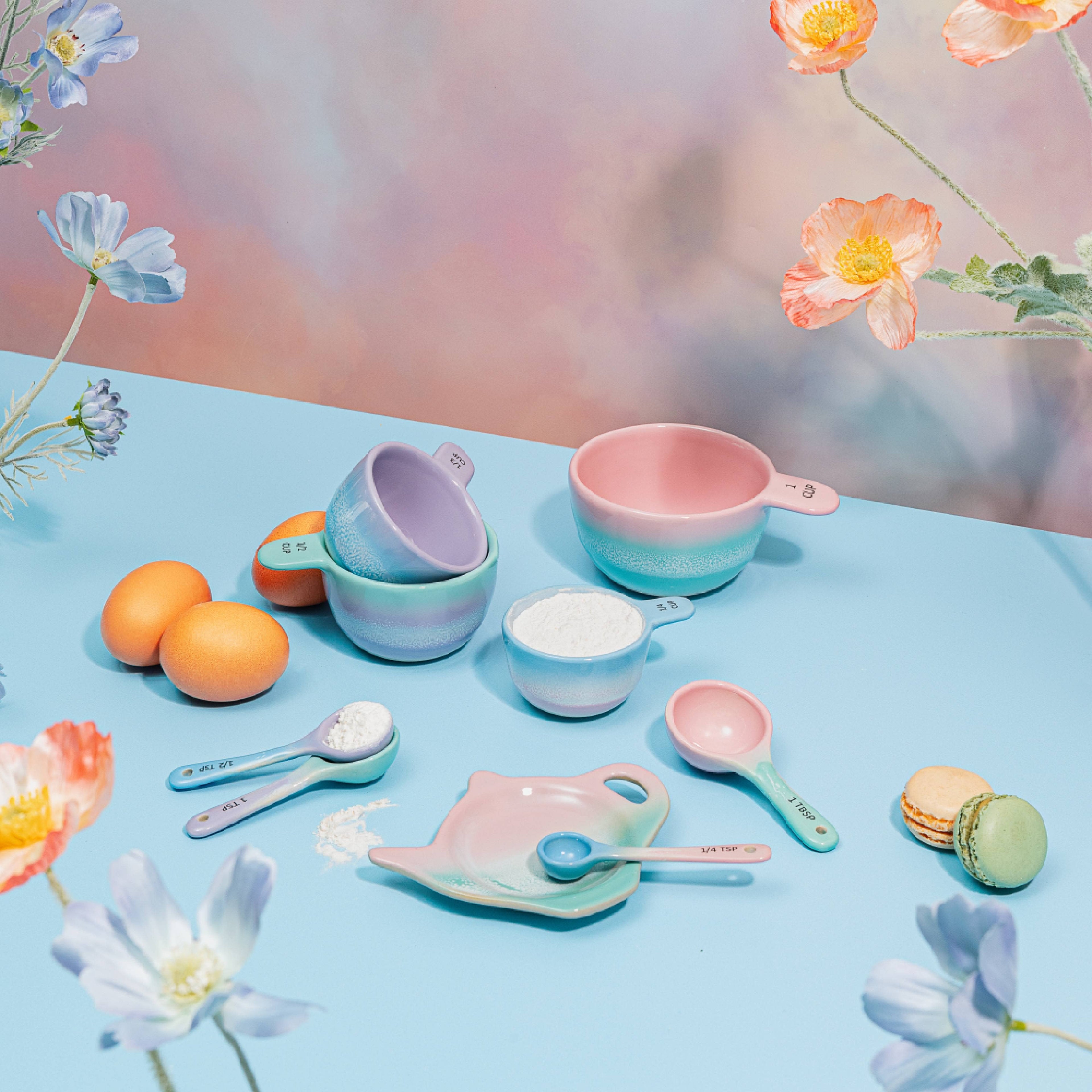 Pastel Ombre Measuring Cups