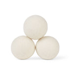 &Keep Wool Dryer Balls (Cream - Set of 3 & Bag)