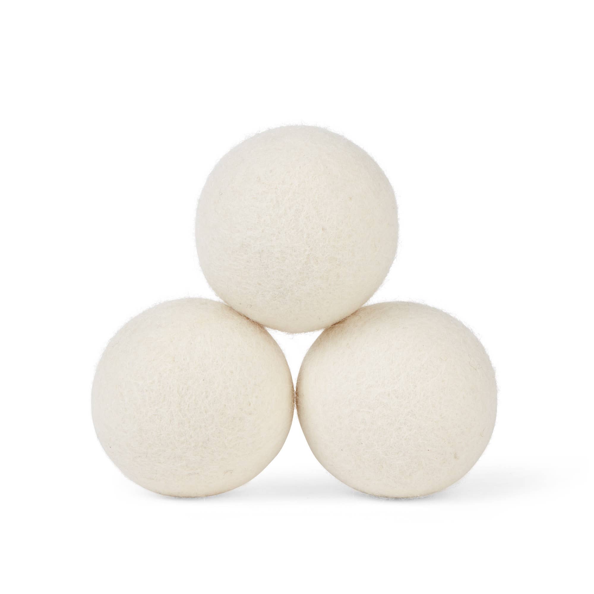 &Keep Wool Dryer Balls (Cream - Set of 3 & Bag)