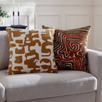 Caval Boucle Jacquard Cushion Bronze (50 x 50 cm)