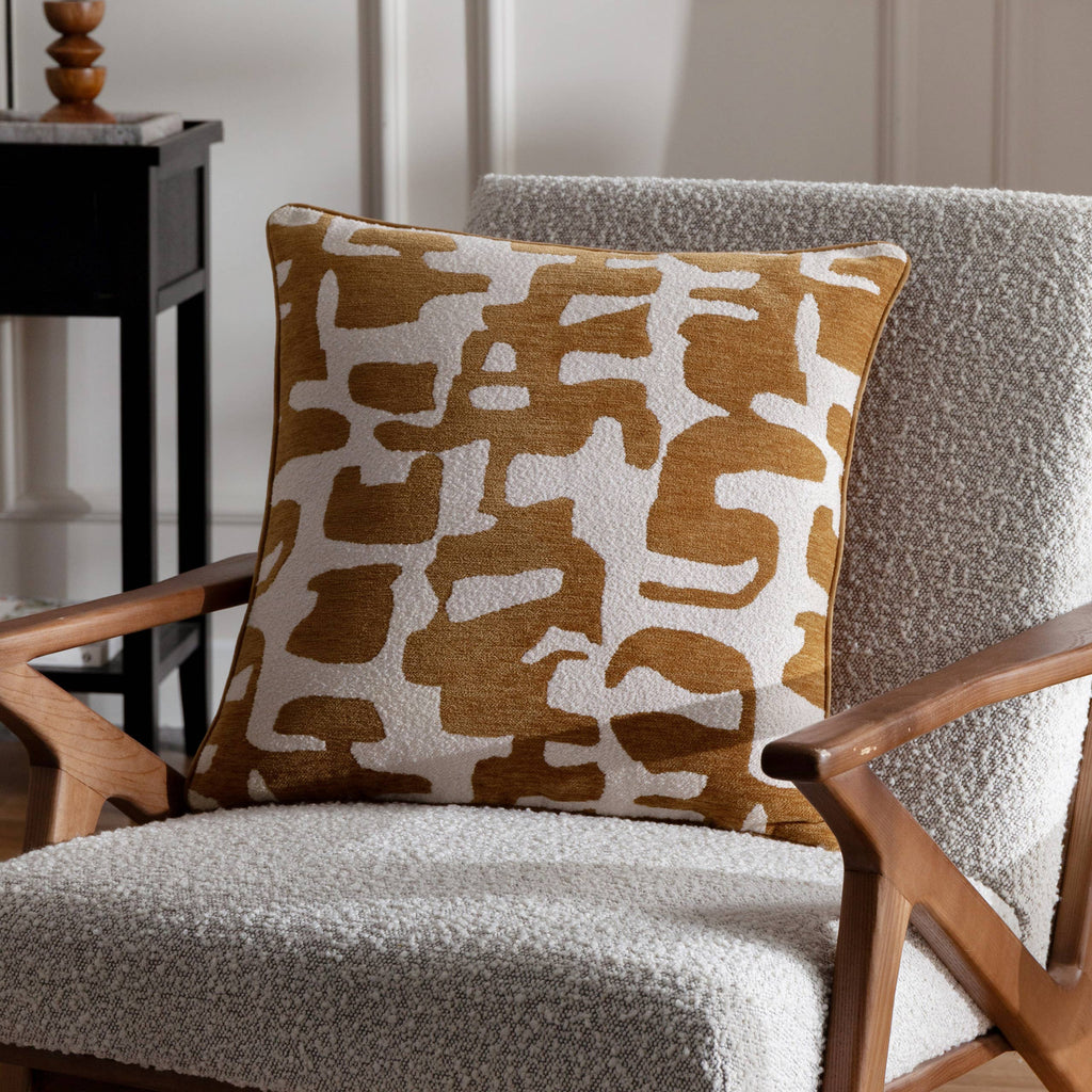 Caval Boucle Jacquard Cushion Bronze (50 x 50 cm)