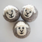 &Keep Wool Dryer Balls (Sheep - Set of 3 & Bag)