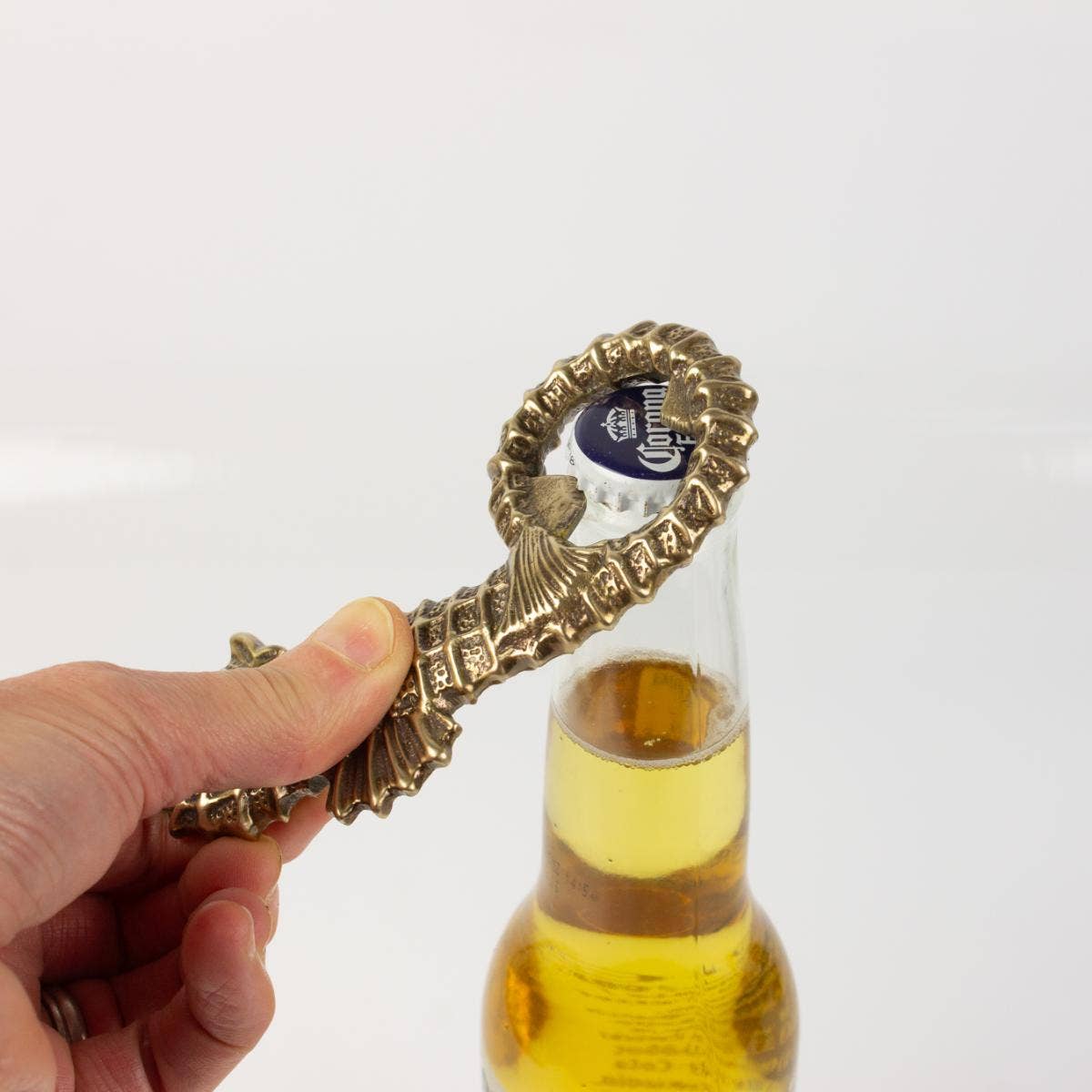 Brass Seahorse Bottle Opener