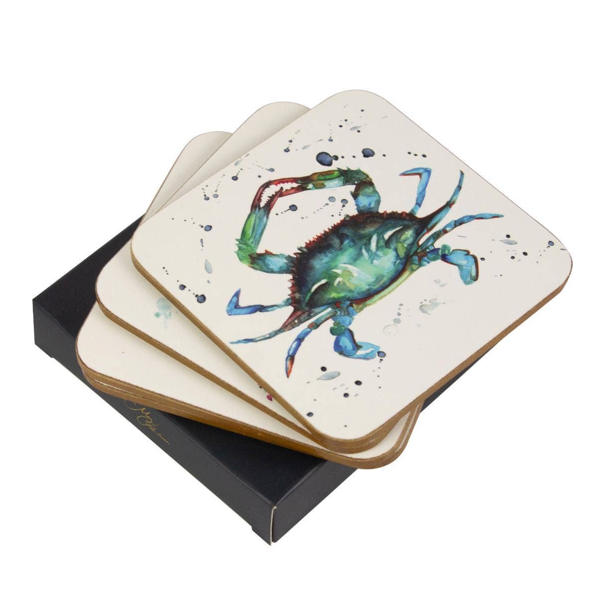 Meg Hawkins Coastal Creatures Coasters (Set of 4)