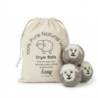 &Keep Wool Dryer Balls (Sheep - Set of 3 & Bag)