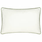 Seaweed Printed Velvet Cushion Stone / Sunflower (40 x 60 cm)