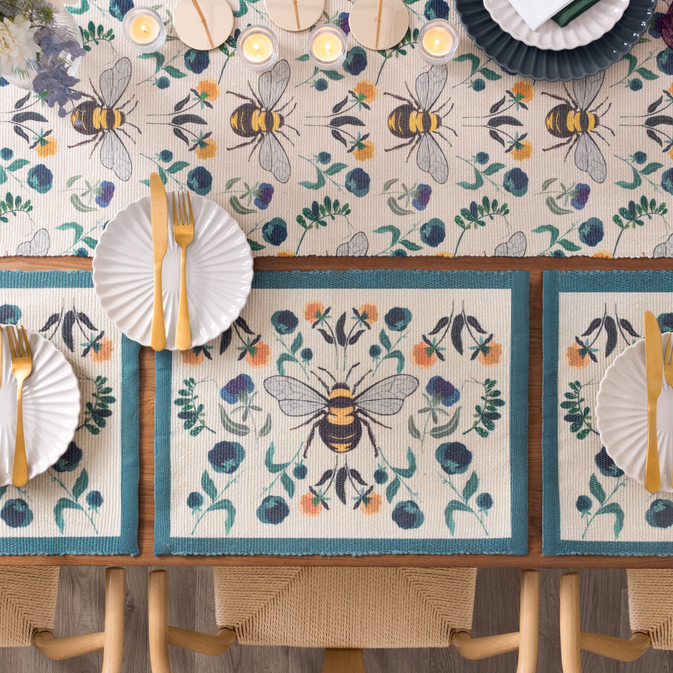 Wild Garden Set of 4 Indoor/Outdoor Placemats