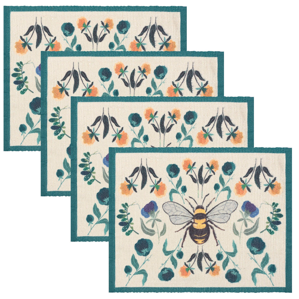 Wild Garden Set of 4 Indoor/Outdoor Placemats