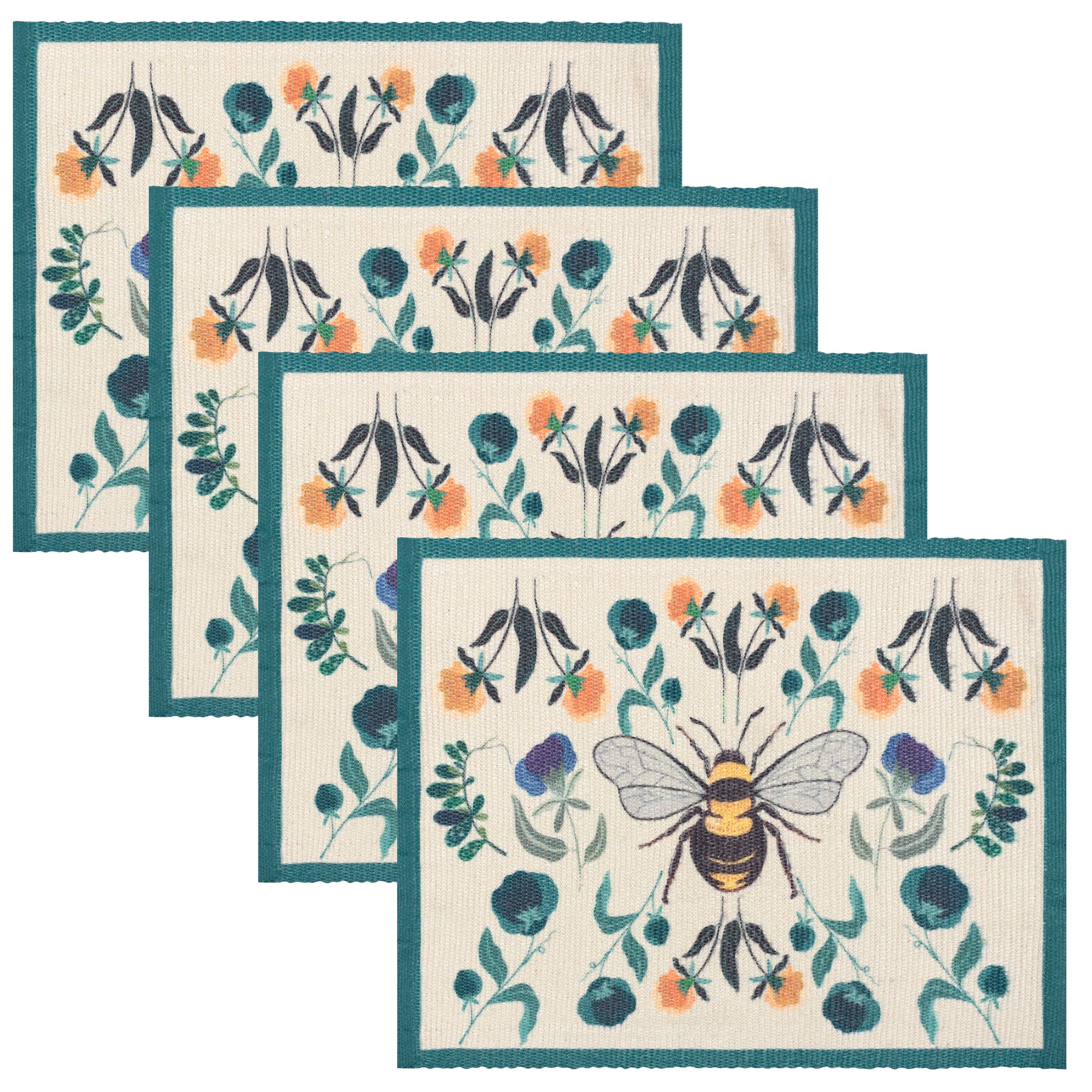 Wild Garden Set of 4 Indoor/Outdoor Placemats
