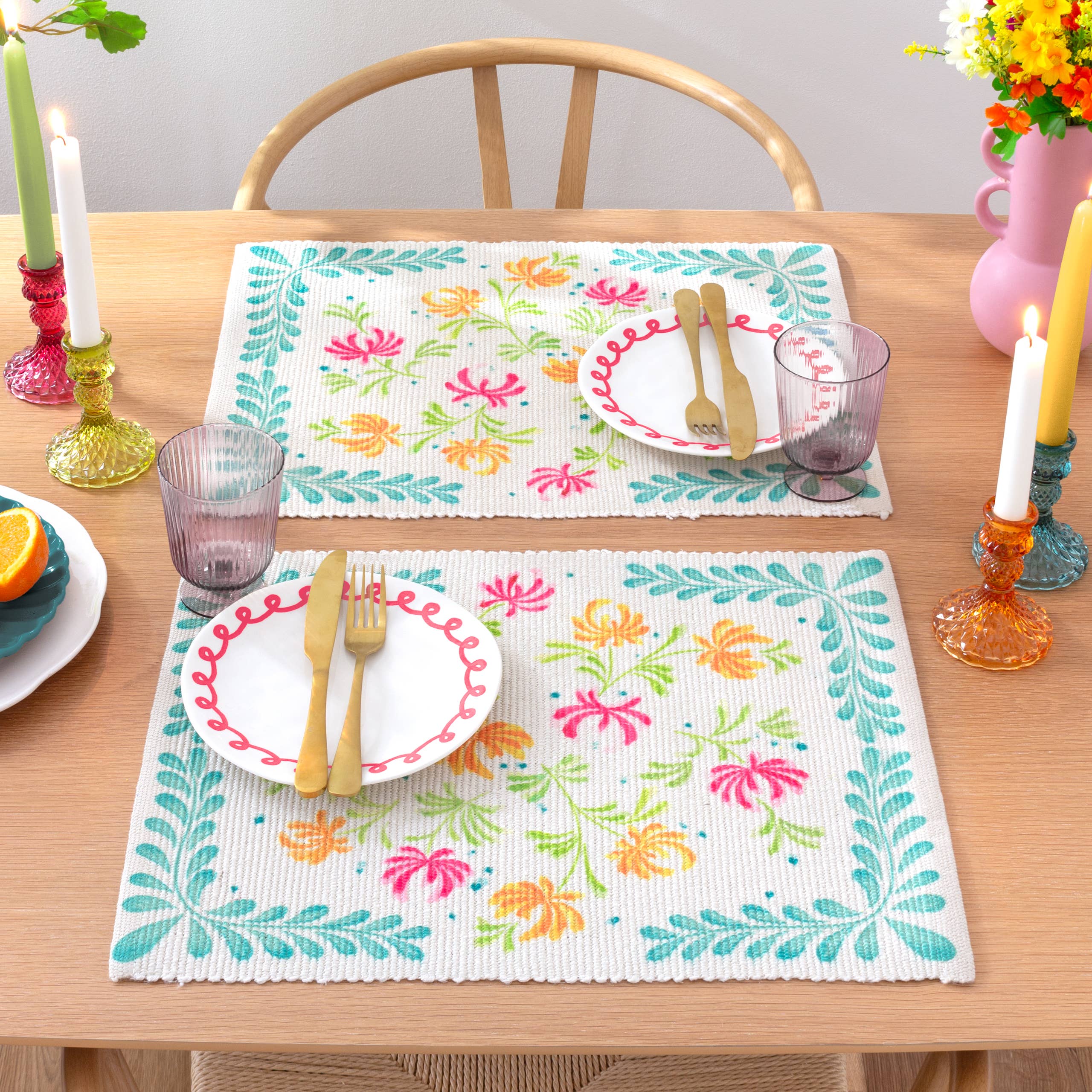 Honeysuckle Set of 4 Indoor/Outdoor Placemats