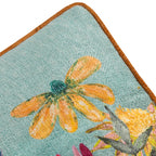 Country Wilds Blossom Meadow Printed Cushion Sky Blue (30 x 50 cm)