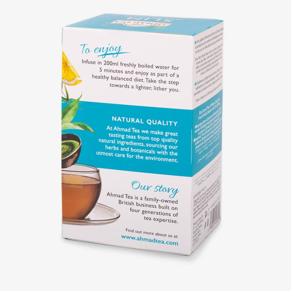 Lemon, Mate & Matcha Green Tea ''Slim'' Infusion - 20 Teabags