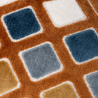 Metro Diamond Velvet Cushion Ginger (40 x 60 cm)