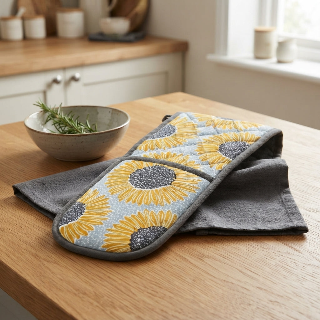 Artisan Flower Double Oven Gloves